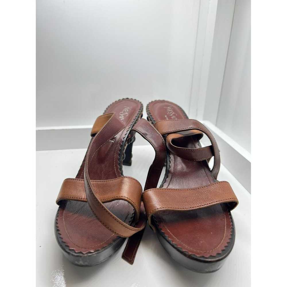 Yves Saint Laurent Leather sandals - image 4
