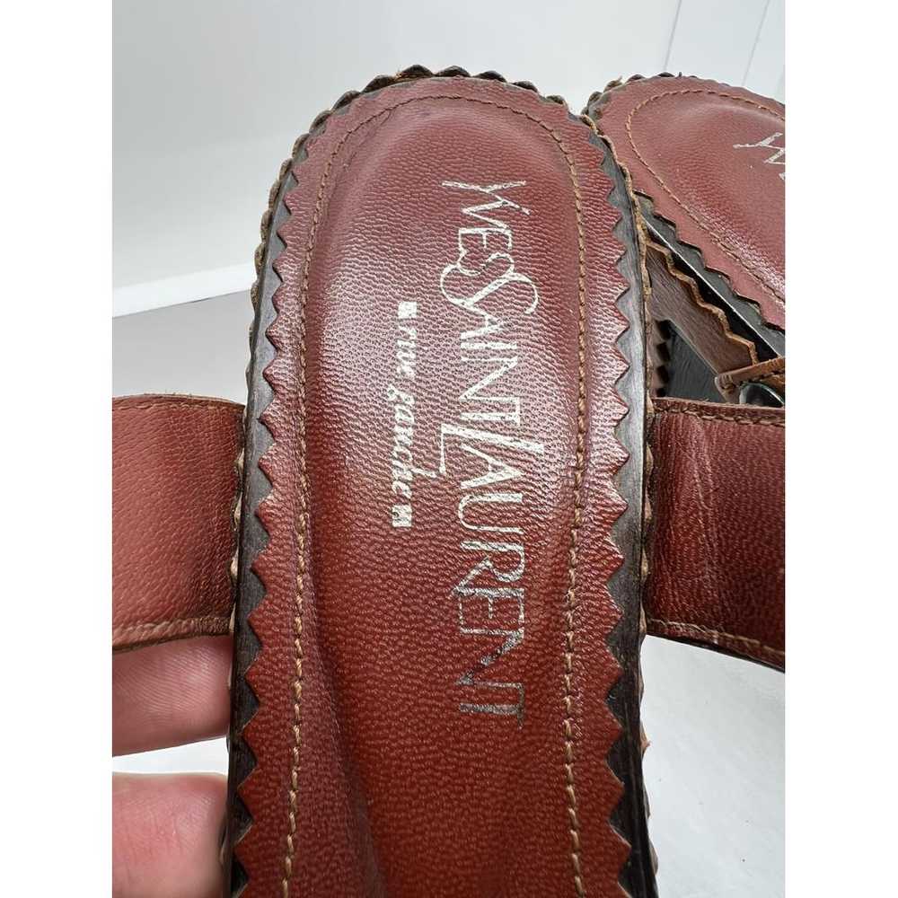 Yves Saint Laurent Leather sandals - image 5