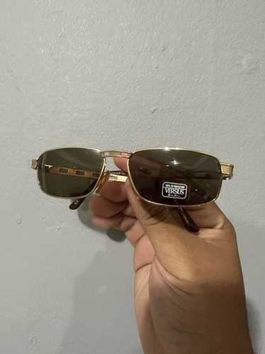 VERSUS VERSACE サングラス MOD.5035 イタリー製 グレカ ストラス バタフライ サングラス ブラック,ゴールド