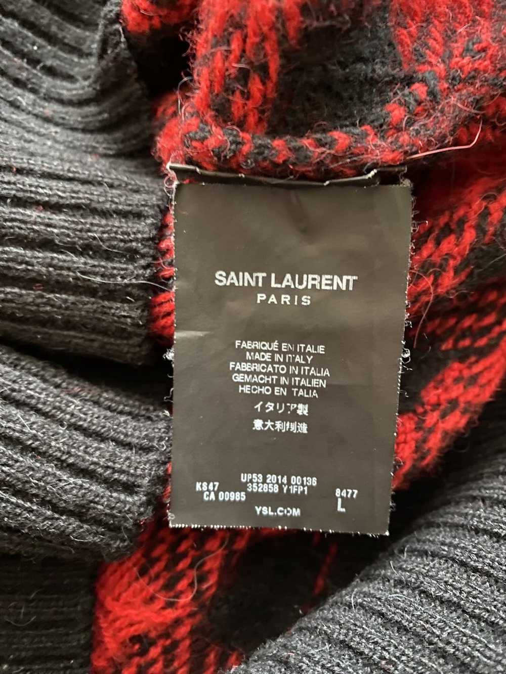 Saint Laurent Paris runway cropped striped sweater - image 4