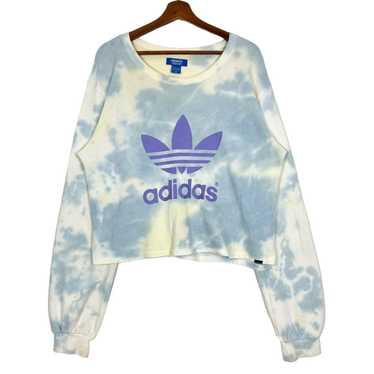 Adidas × Streetwear Adidas Trefoil Acid Wash Shor… - image 1