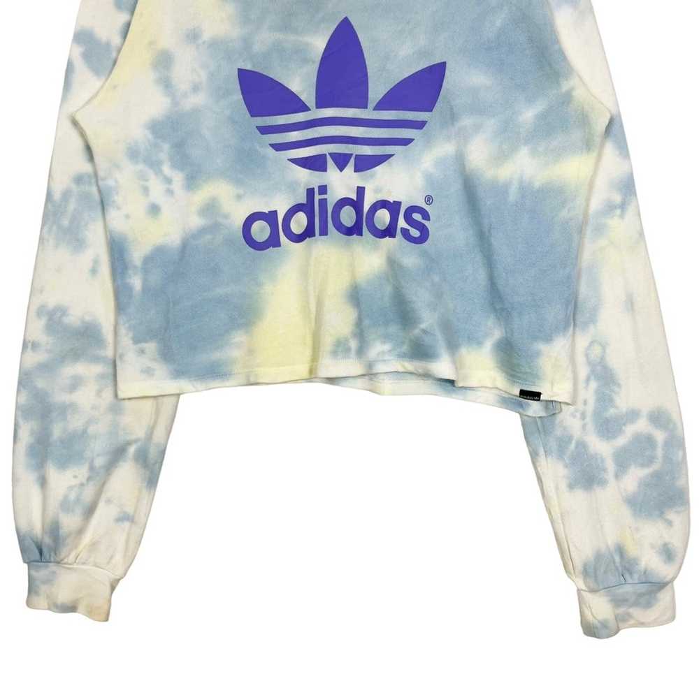 Adidas × Streetwear Adidas Trefoil Acid Wash Shor… - image 3