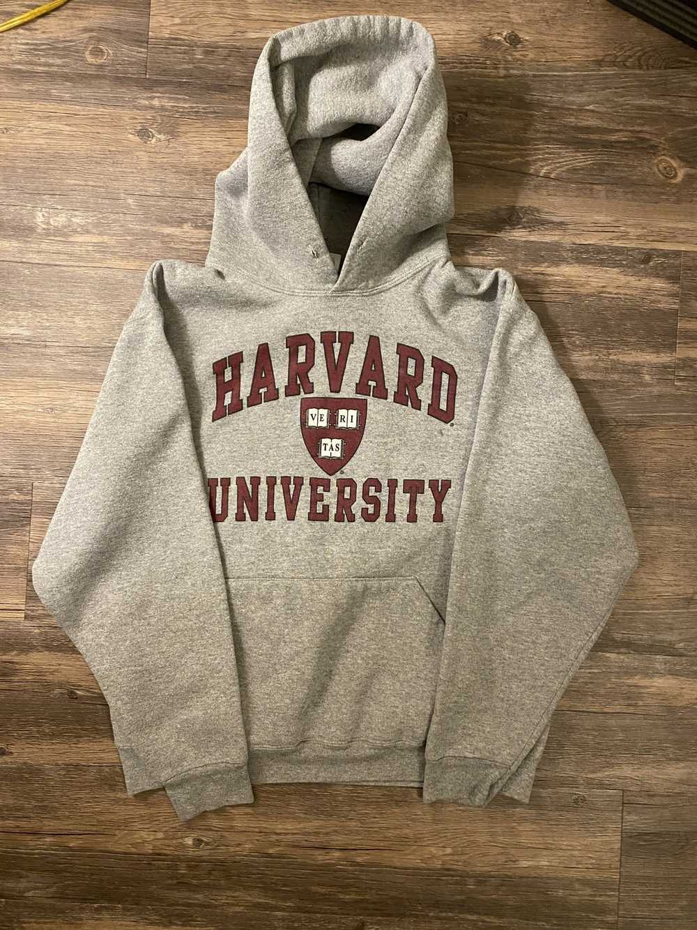 Made In Usa Vintage Harvard University Hoodie - Gem