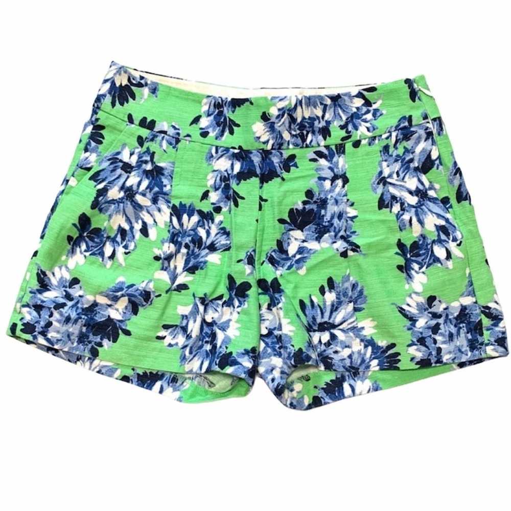 Other J. Crew Factory Floral Print Pleated Shorts… - image 1