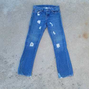 Guess Vtg Guess Jeans USA Distressed Denim Jeans