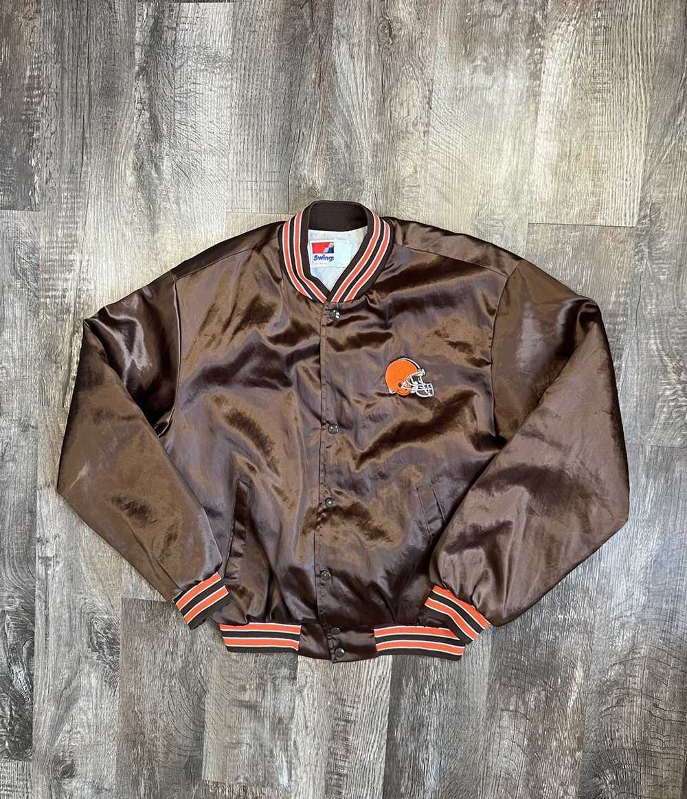 Streetwear × Vintage Vintage Cleveland Browns Jac… - image 1