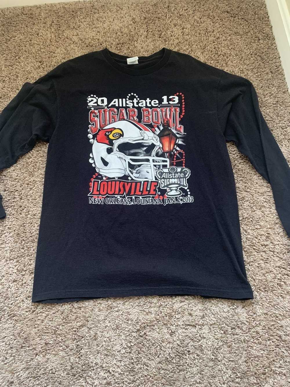 Vintage 2013 sugar bowl louisville long sleeve gr… - image 1