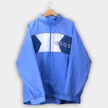 Adidas × Vintage Adidas Windbreaker Jacket 90's B… - image 1