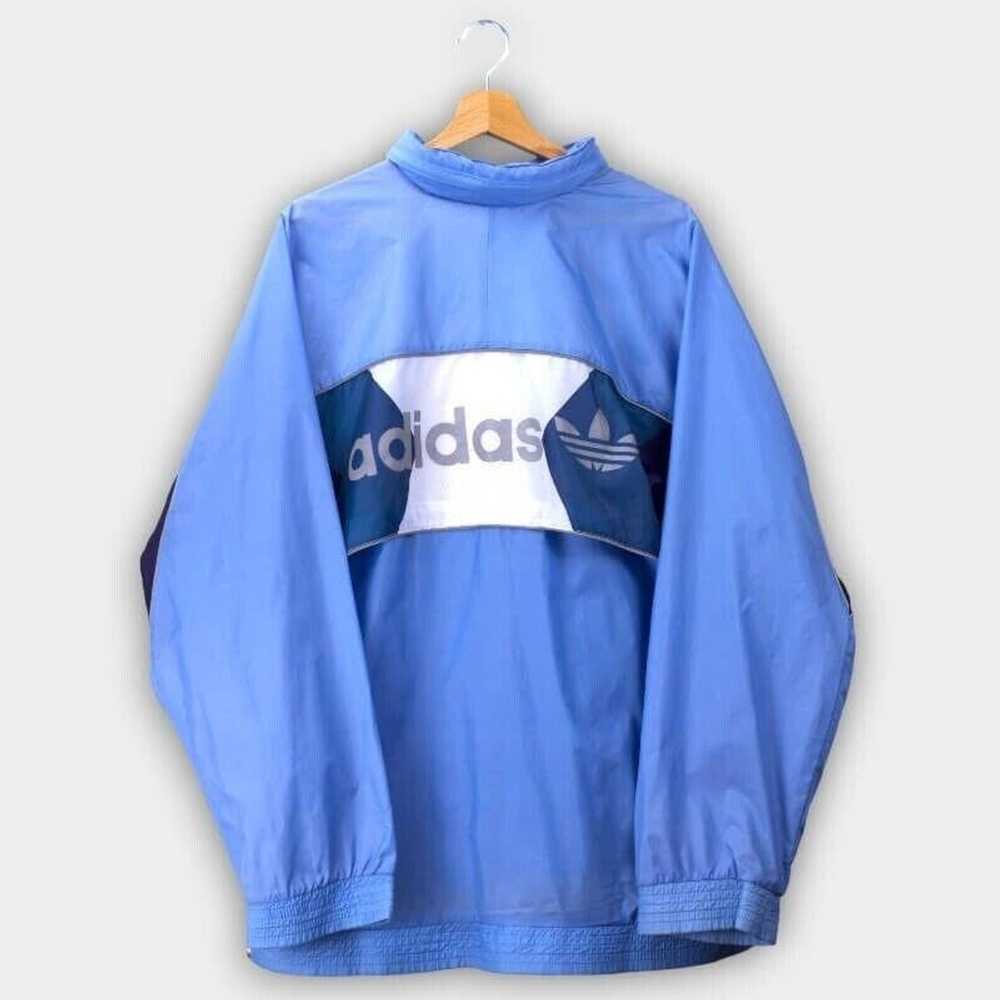 Adidas × Vintage Adidas Windbreaker Jacket 90's B… - image 2