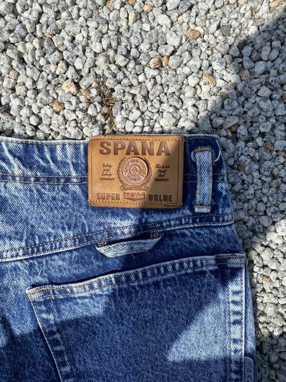 Big John × Vintage Big John Spana Asid Wash Jeans - image 7