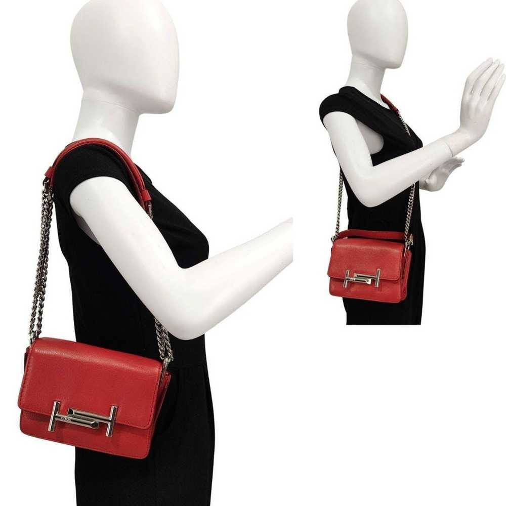 Tod's Tod's Double T shoulder bag in red leather … - image 2