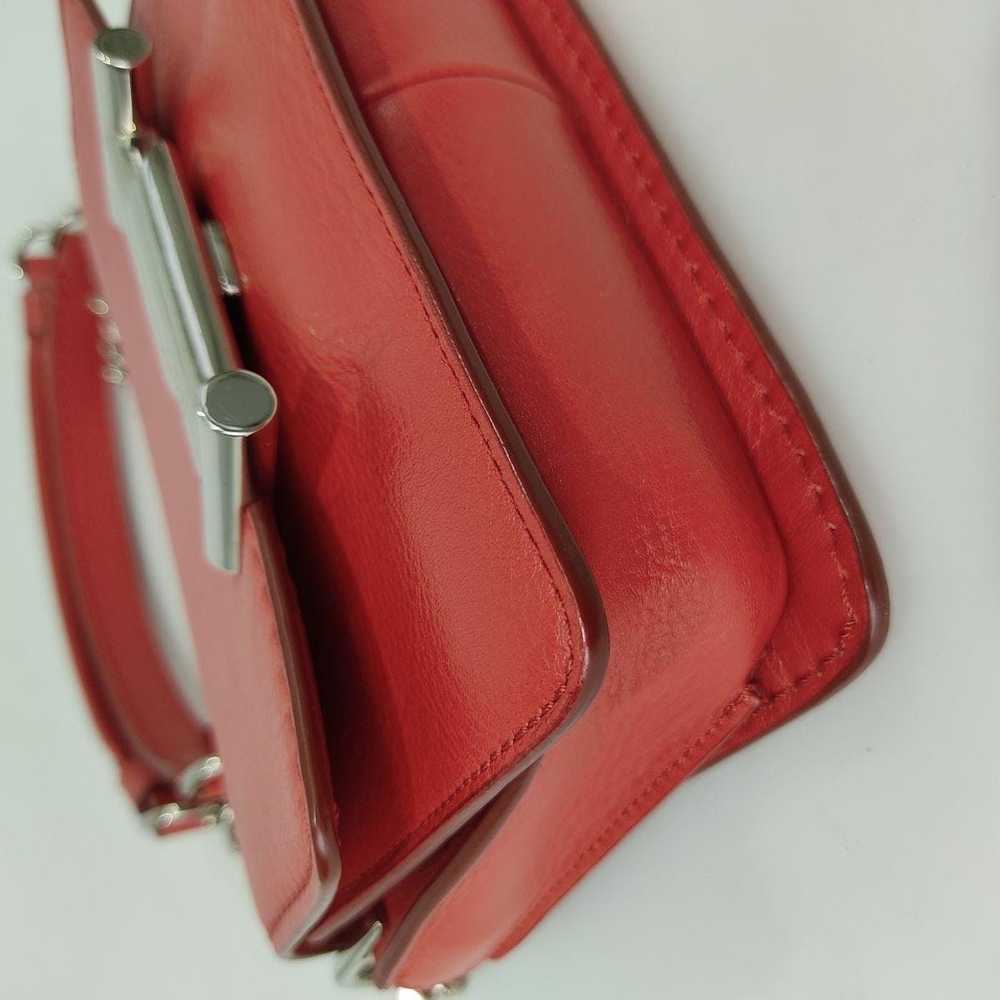 Tod's Tod's Double T shoulder bag in red leather … - image 6