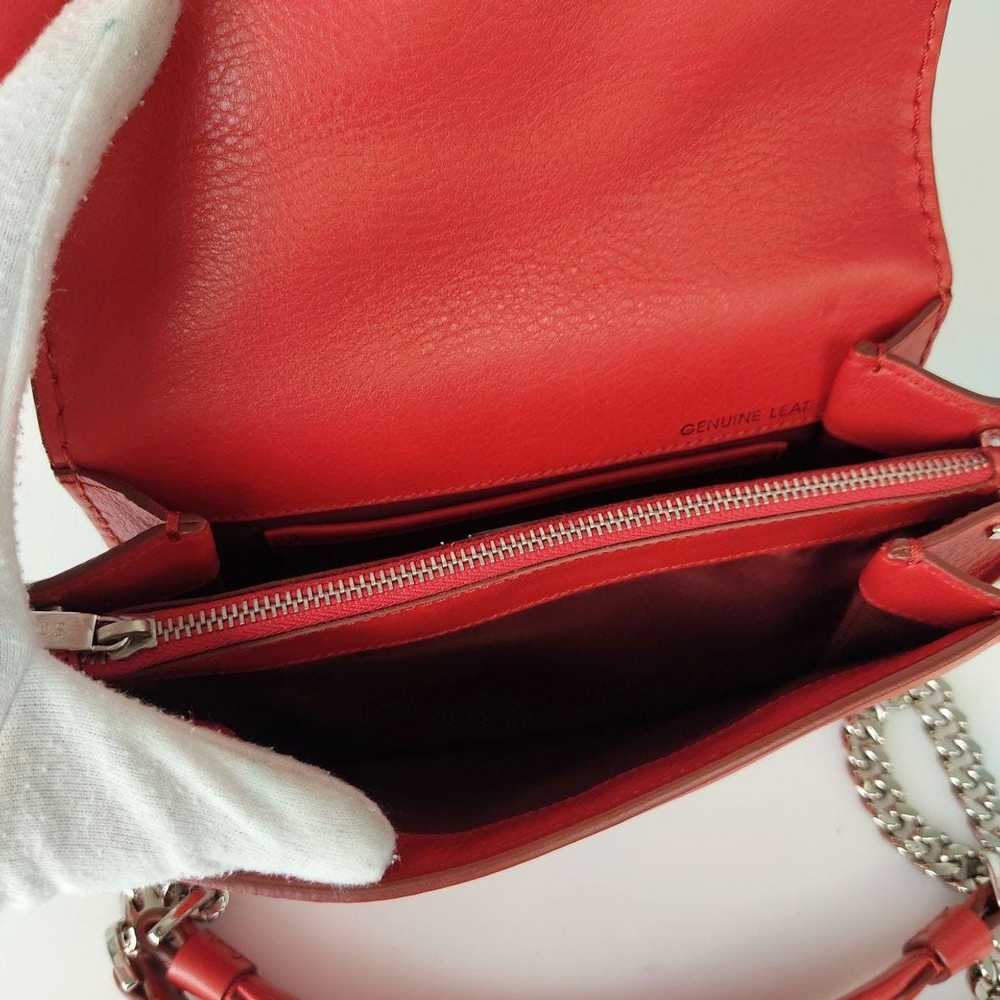 Tod's Tod's Double T shoulder bag in red leather … - image 8