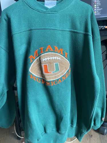 Vintage Vintage/Y2k Miami hurricanes sweatshirt