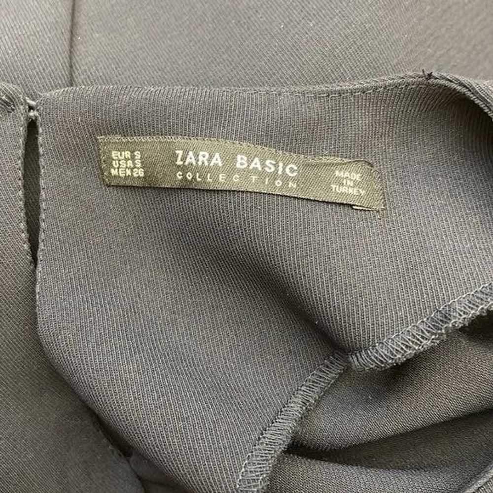Zara Zara Tie Front Blue Dress Size S - image 9