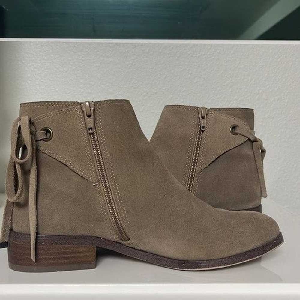 Other Sole Society Mauve Brown Side Zip Ankle Boo… - image 1