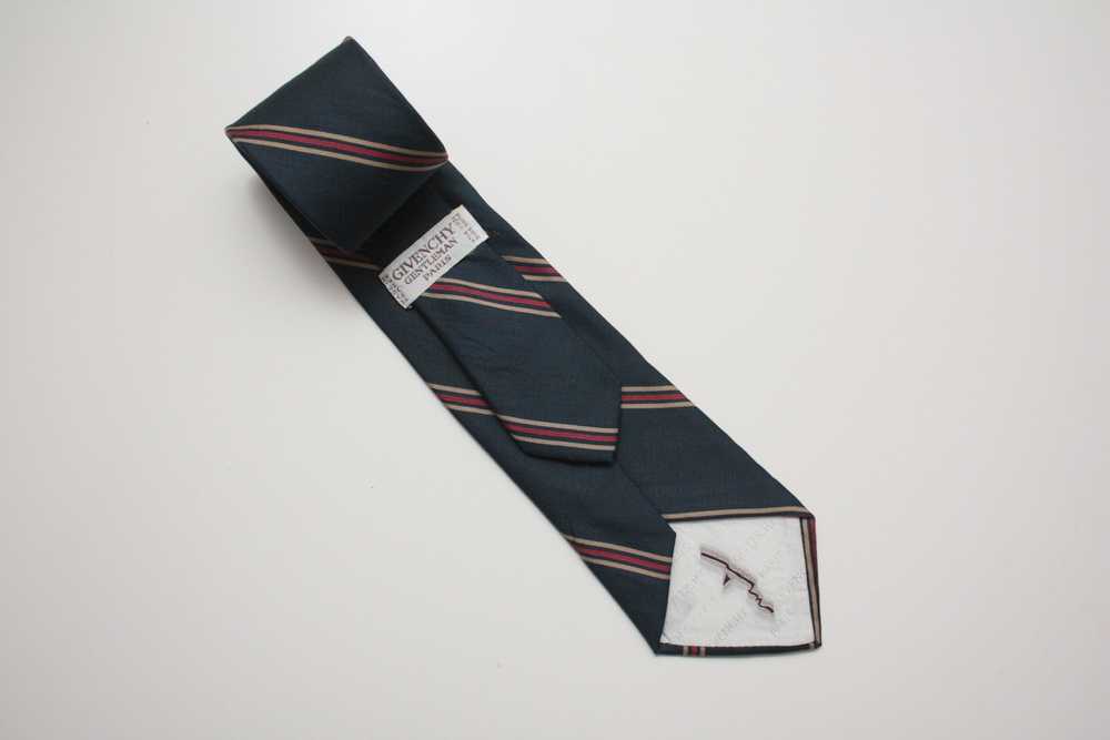 Givenchy Givenchy Gentleman Paris Navy Silk Tie M… - image 1