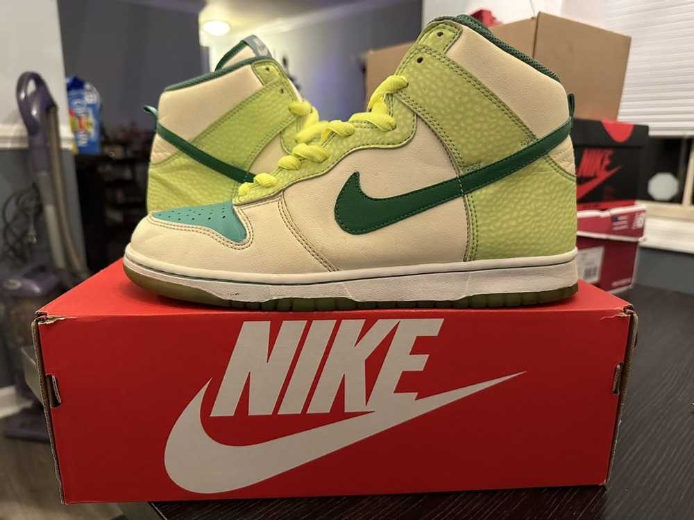 Nike 2007 NIKE DUNK HIGH PRM “ GLOW IN THE DARK” … - image 4