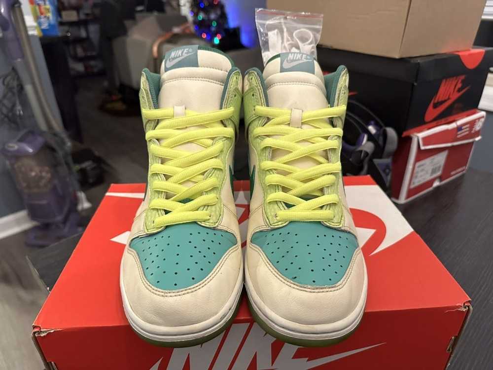 Nike 2007 NIKE DUNK HIGH PRM “ GLOW IN THE DARK” … - image 5