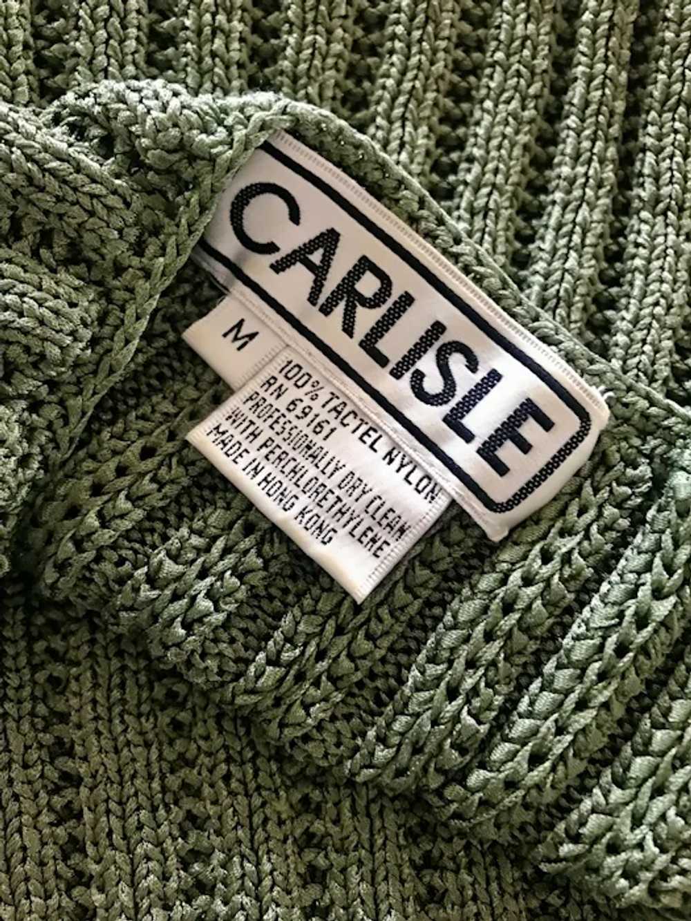 Vintage Carlisle Cable Knit Shell - image 2