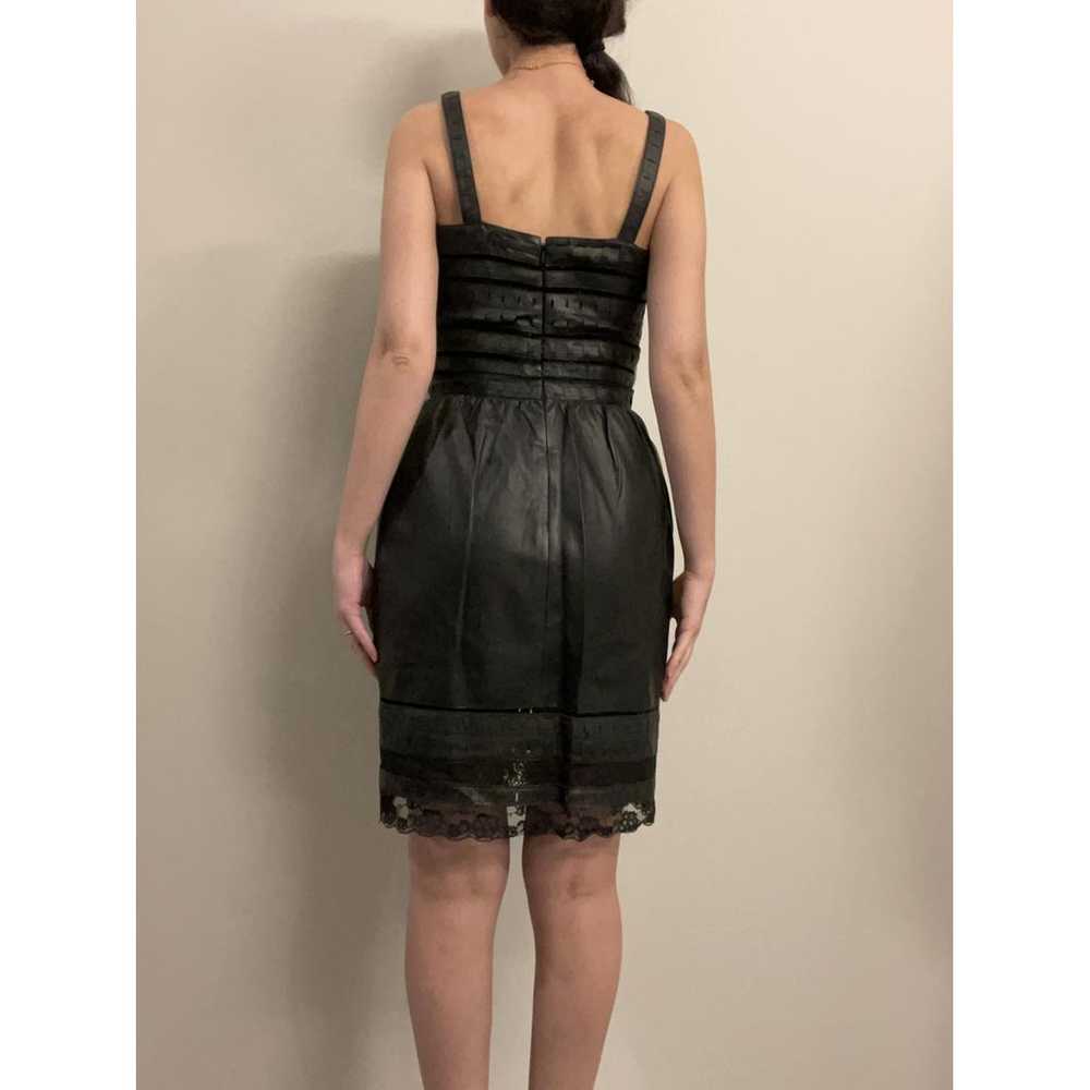 Class Cavalli Leather mid-length dress - image 6