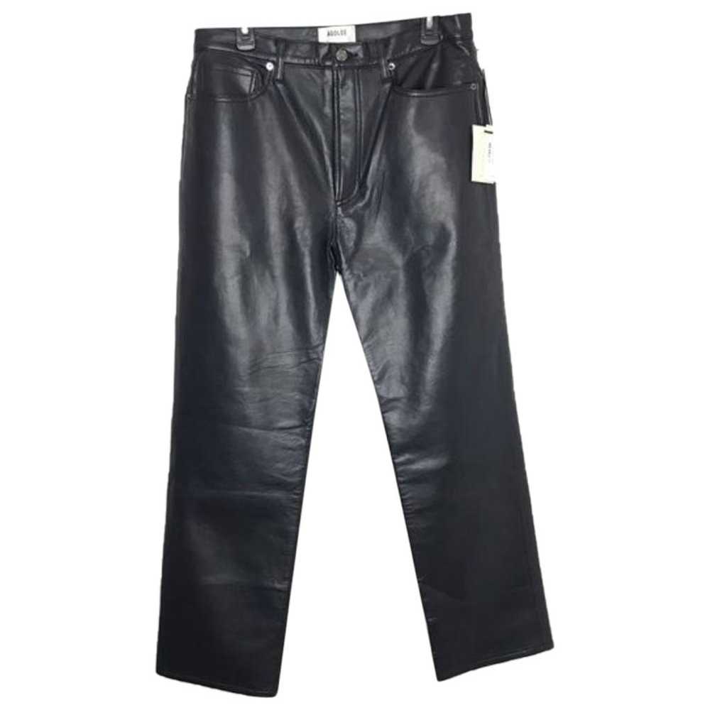 Agolde Leather trousers - image 1
