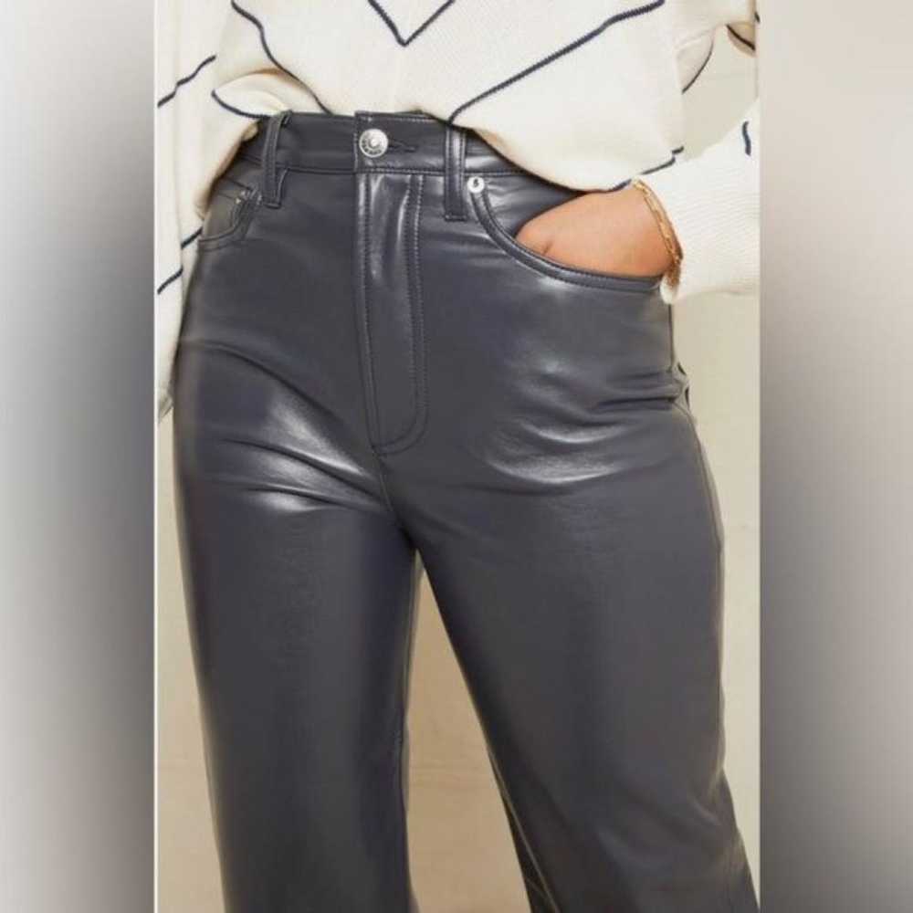 Agolde Leather trousers - image 5