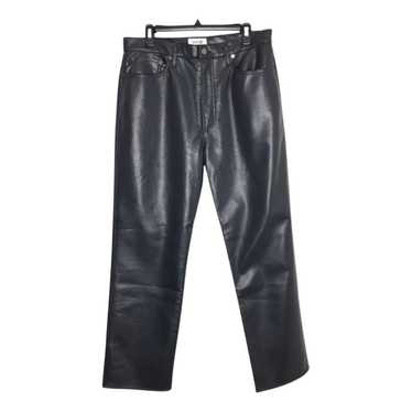 Agolde Leather straight pants