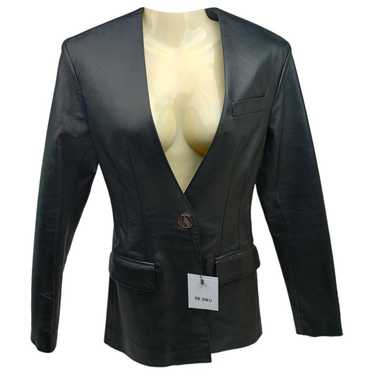 Attico Leather blazer