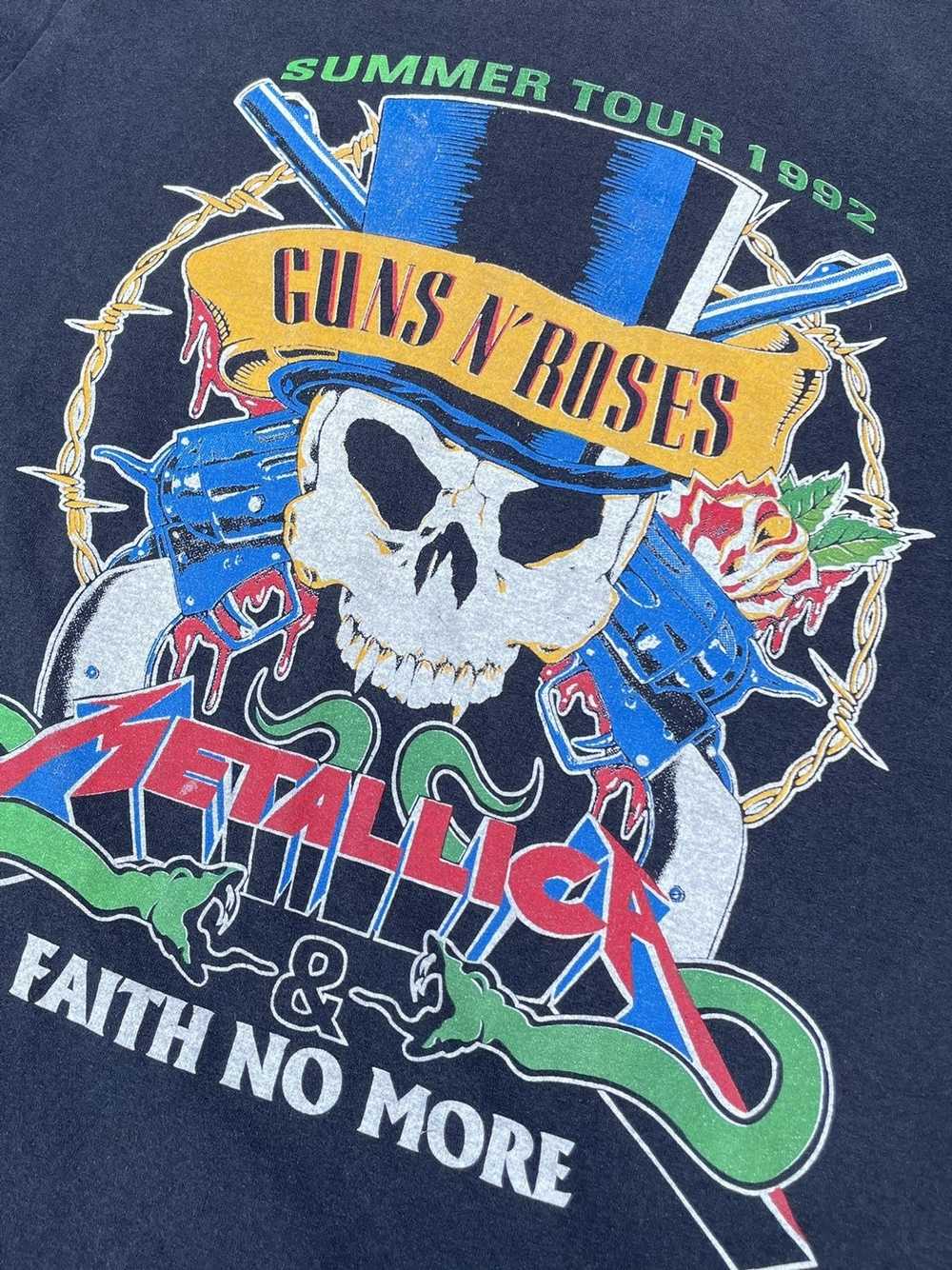 Band Tees × Metallica × Vintage 1992 Guns N Roses… - image 1