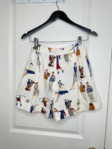 Les Copains Les Copains Vintage cotton shorts - image 1