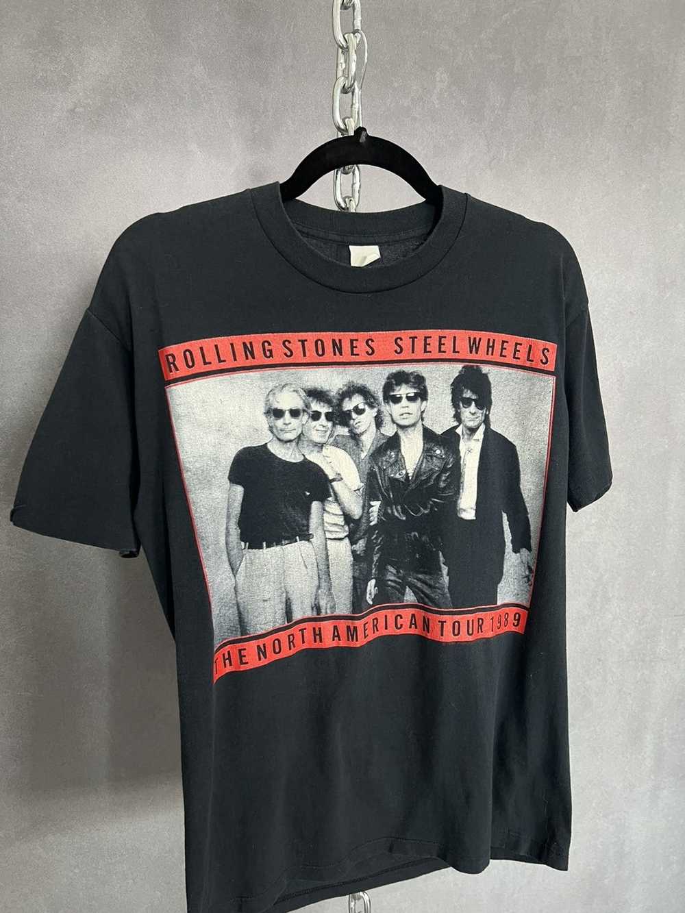 Band Tees × Vintage Vintage Rolling Stones Steel … - image 3