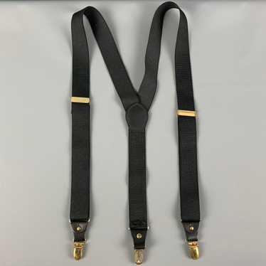 Vintage One Black Elastic Suspenders