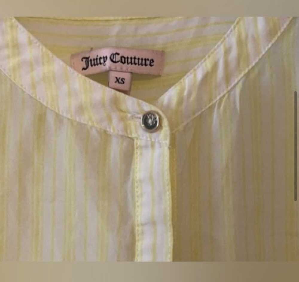 Juicy Couture JUICY COUTURE Yellow & White Stripe… - image 5