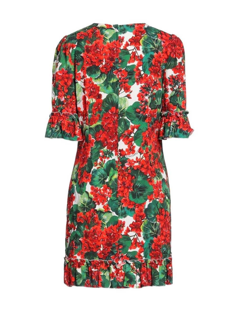 Dolce & Gabbana Geranium Print Dress - image 2