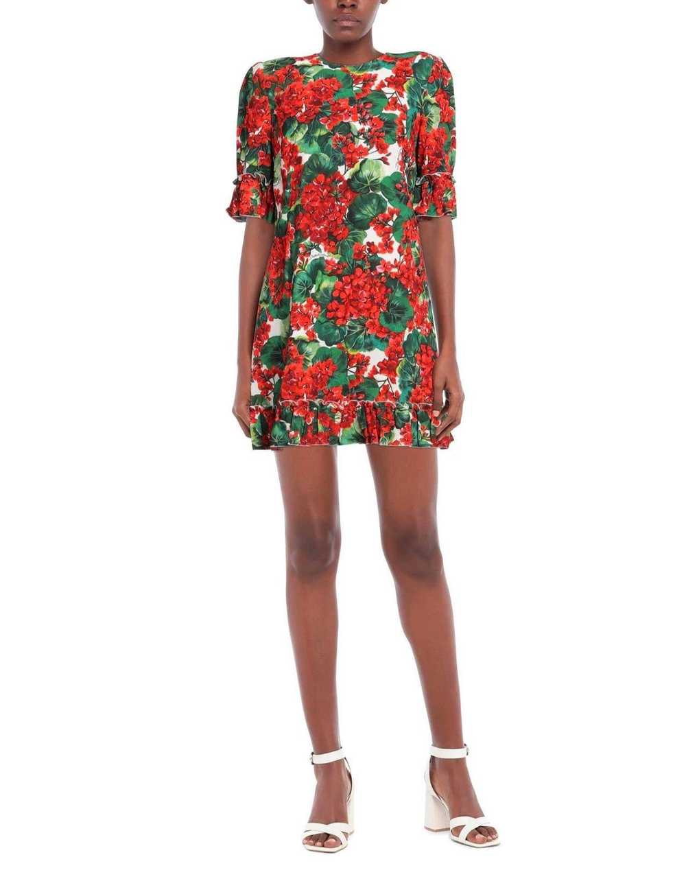 Dolce & Gabbana Geranium Print Dress - image 3