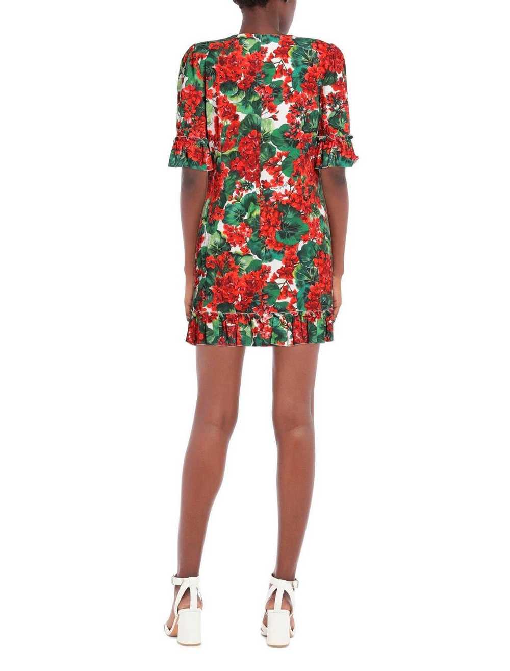 Dolce & Gabbana Geranium Print Dress - image 4