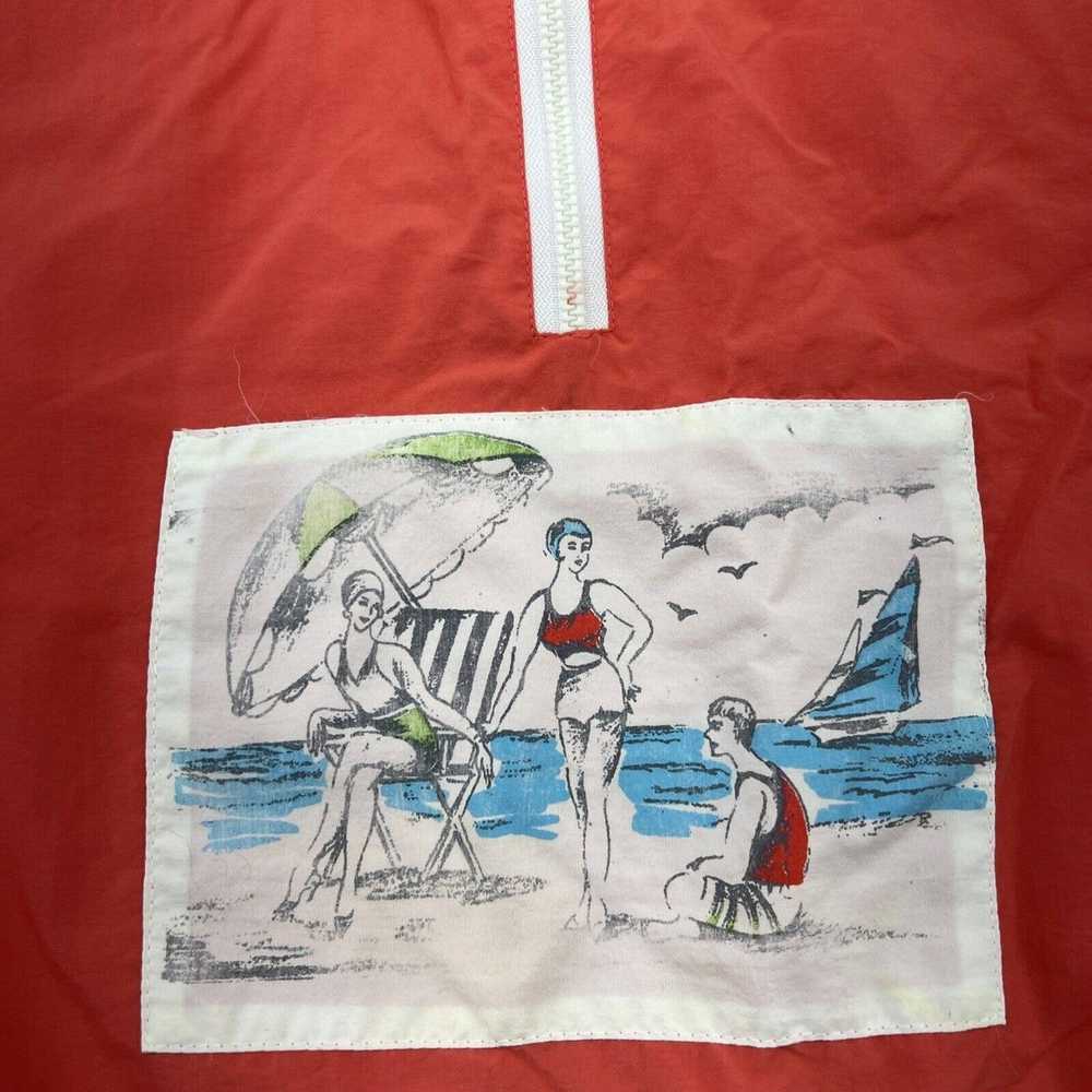 Vintage vtg 90s Windbreaker Beach Patch Jacket Pi… - image 2