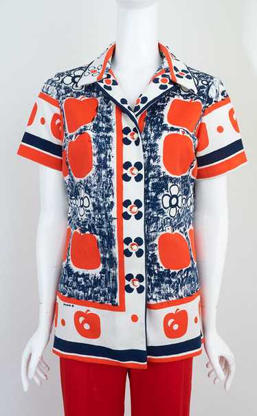 Early 70s Tunic Blouse