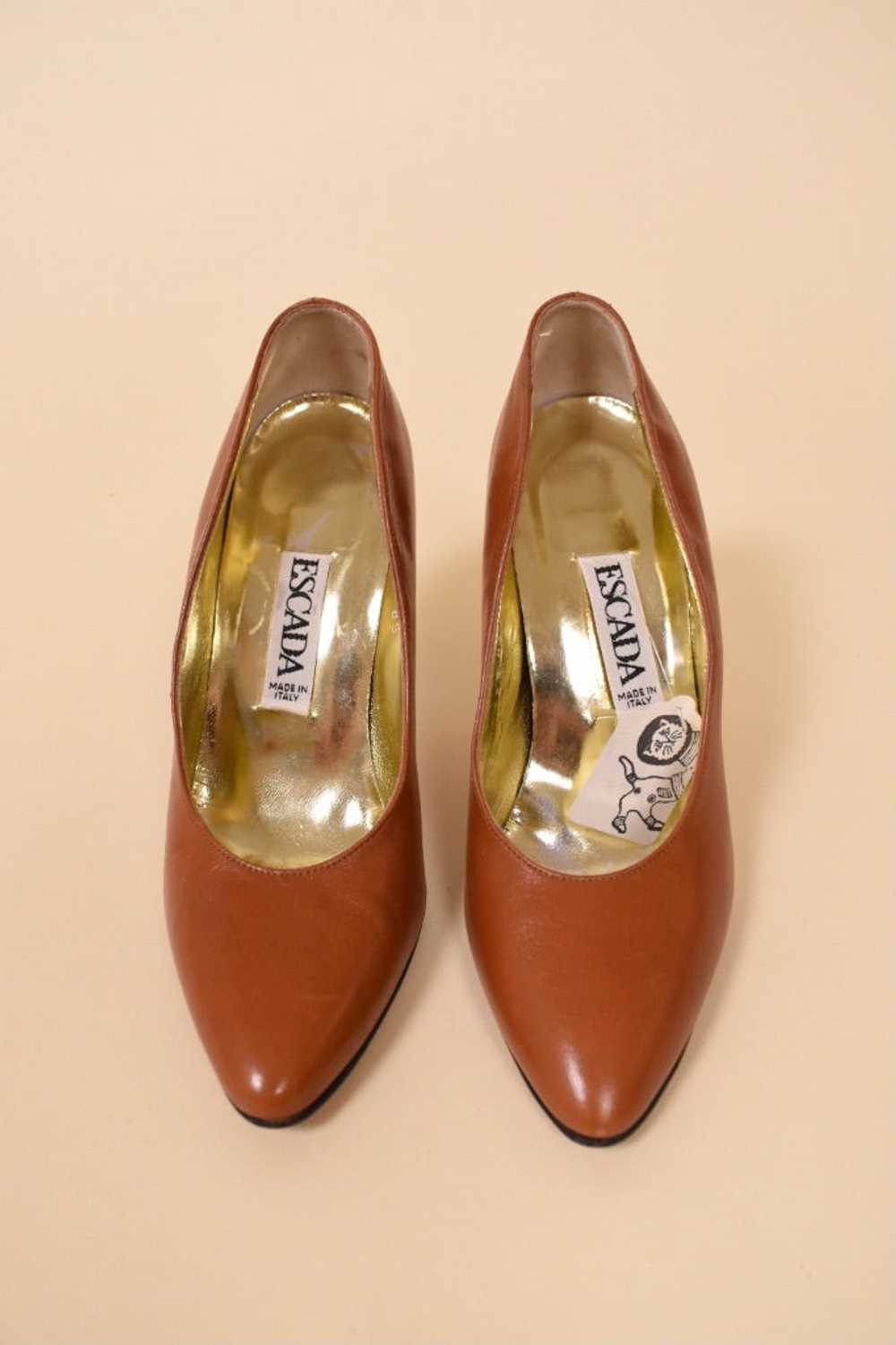 Brown Leather Pumps By Escada, 5 - image 2