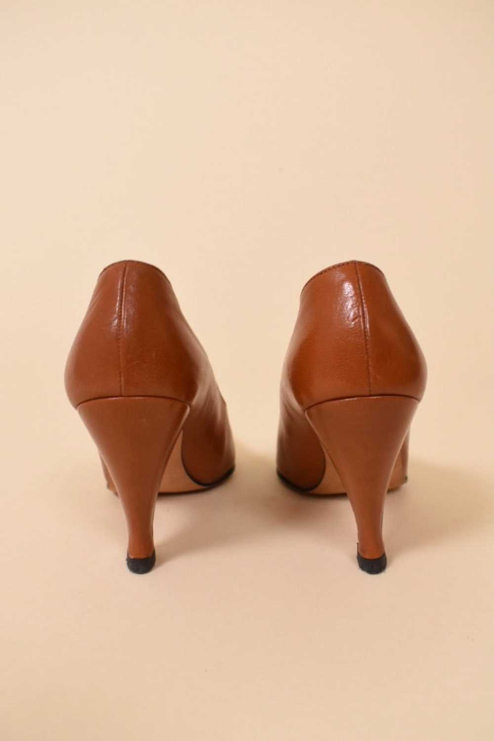 Brown Leather Pumps By Escada, 5 - image 4