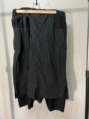 Yohji Yamamoto Yohji Yamamoto 18ss blue wrap pants