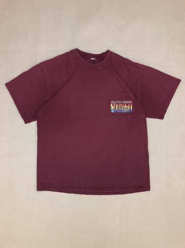 Vintage Vintage 90s Maroon Boxy 'Hawaii' T-Shirt