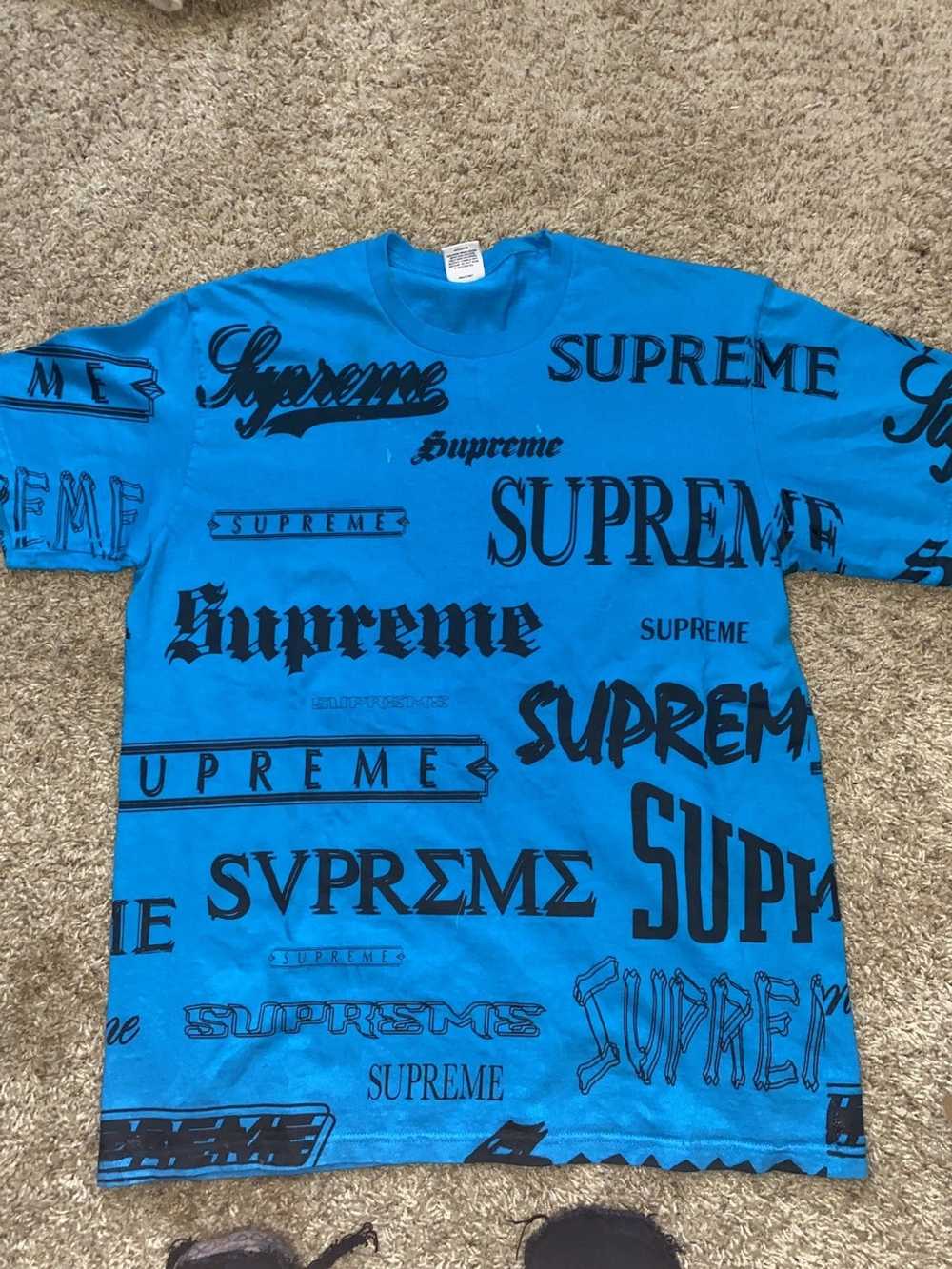 Supreme SUPREME ALL OVER T SHIRT - image 1