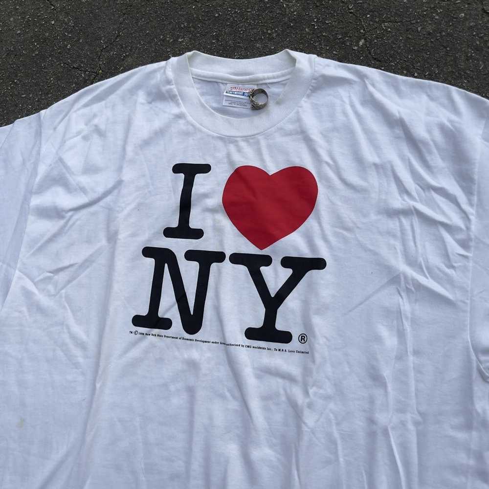 Hanes × Streetwear × Vintage 1998 I ❤️ NY Hanes H… - image 2