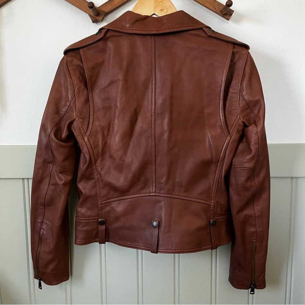 Polo Ralph Lauren Leather biker jacket - image 2