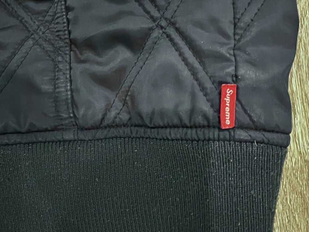 Supreme Quilted Zip-up Hooded Jacket - image 4