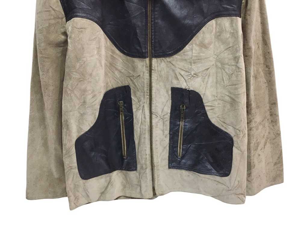 Paul And Joe Paul & Joe Leather Jacket Distressed - image 3