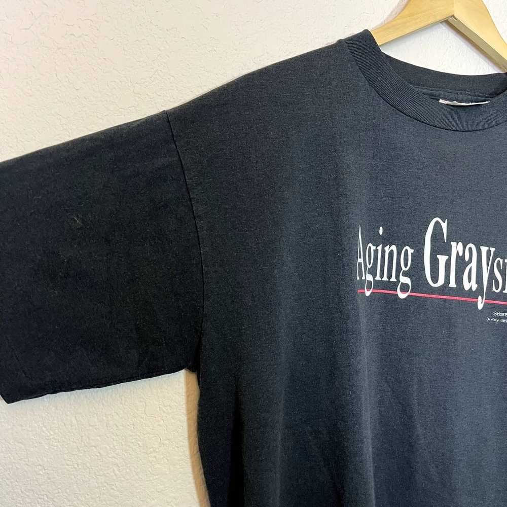 Vintage Vintage 90s Aging Graysfully T-Shirt Hall… - image 6