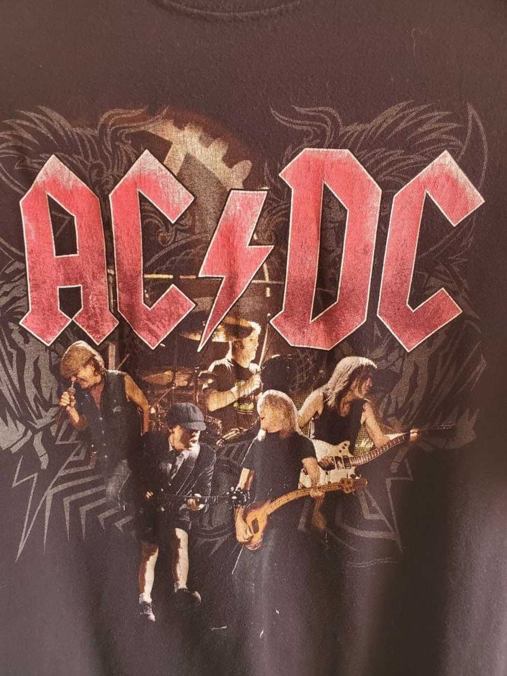 Ac/Dc × Band Tees × Tour Tee AC/DC Black Ice Conc… - image 3